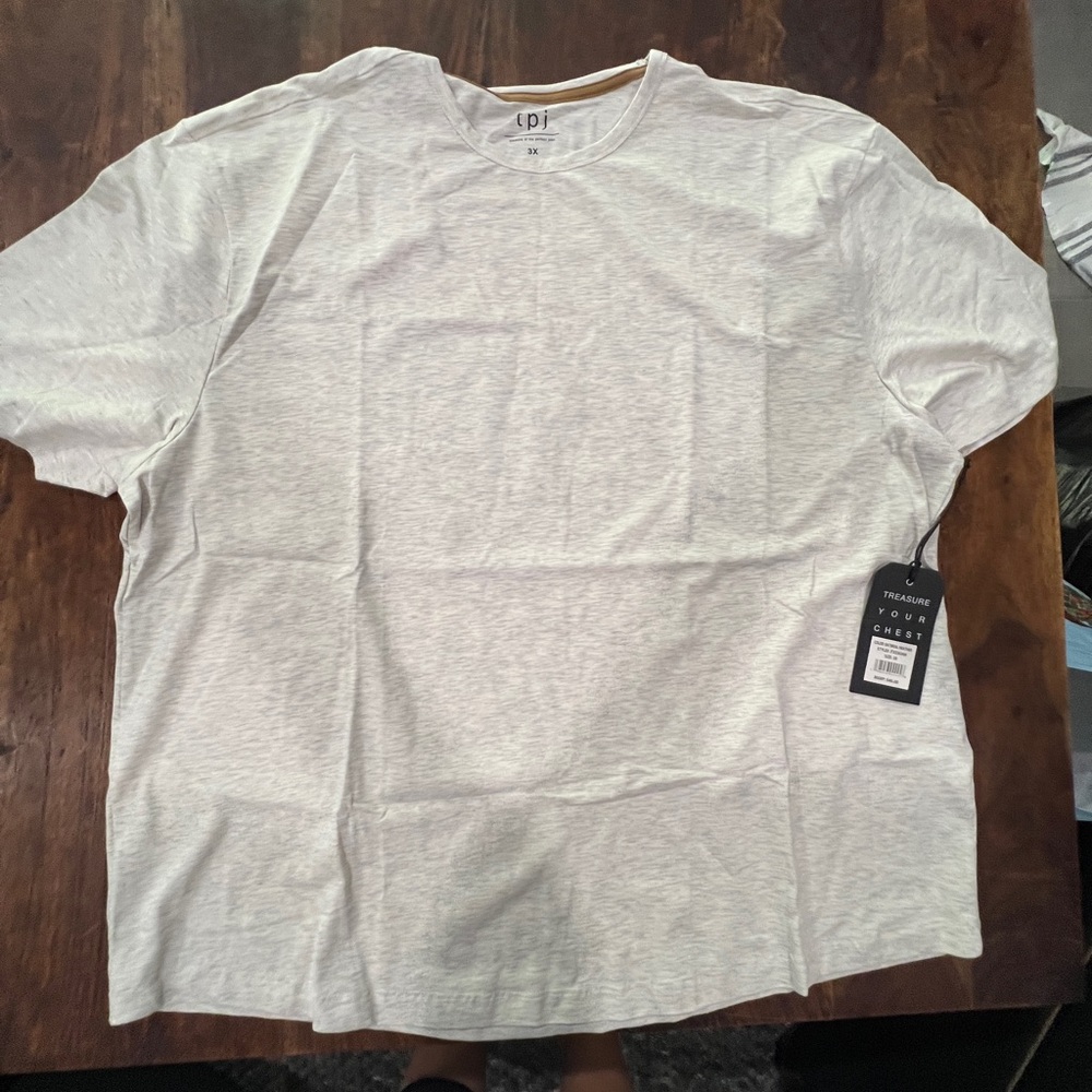 NEW tpj Light Gray Short Sleeve Tee